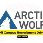 Arctic Wolf Hiring Fresh Intern | Bengaluru | Apply Now