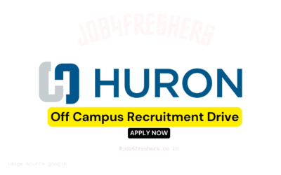 Huron Internship Update for Fresher | Apply Online