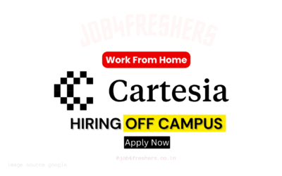 Cartesia Recruitment 2025 | Work From Home Job