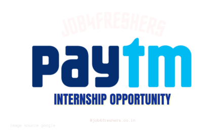Paytm Internship 2025 for Freshers | Bachelor’s or Master’s degree