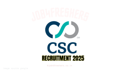 CSC Internship Opportunity | Freshers are Eligible to apply