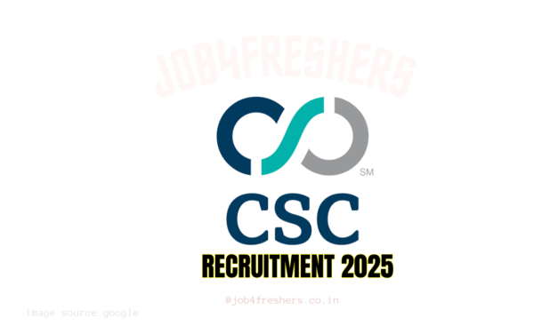 CSC Internship Opportunity | Freshers are Eligible to apply