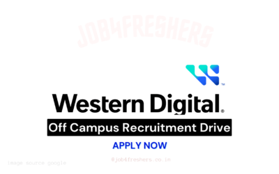 Western Digital Off Campus Hiring 2025 Pass Outs |BE /B.Tech Freshers