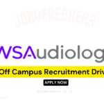 WSA Recruitment Off Campus Drive 2025 | Associate Engineer