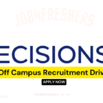 Amazing Opportunity by Decisions in Mumbai | Bachelor’s Degree