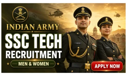 Indian Army SSC Tech Recruitment 2026 – Apply Online for 381 SSC Men & Women Vacancies