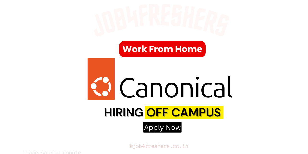 Canonical Work From Home Job | 2025 and 2026 Graduates