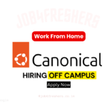 Canonical Work From Home Job | 2025 and 2026 Graduates