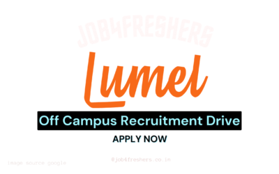 Lumel Technology Fresher Recruitment Program 2025 | Chennai