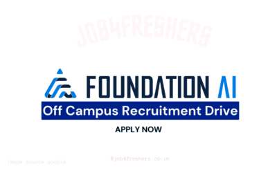 Foundation AI Hiring For Freshers and Experienced | Apply Now!