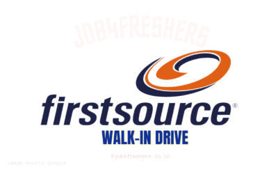 Firstsource Walk-in Drive 2025 | International Non- Voice Process