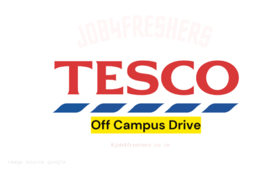 Tesco Off Campus Drive 2025 | For Associate Data Quality Role