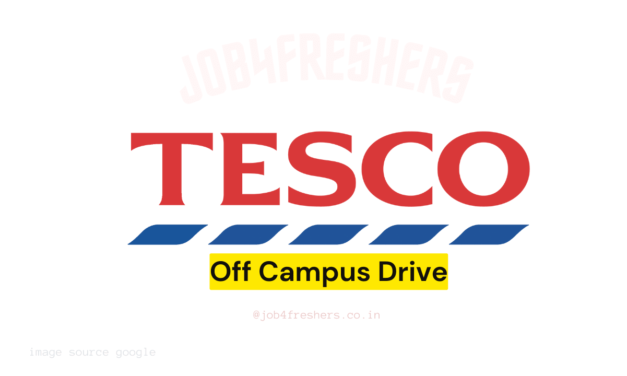 Tesco Off Campus Drive 2025 | For Associate Data Quality Role
