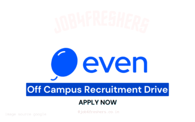 Even Off Campus Drive 2025 | Jr Mobile App Developer