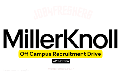 MillerKnoll hiring Trainee Engineer | Bengaluru Location