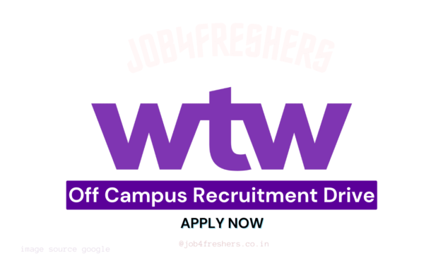 WTW Off Campus Hiring for Executive Assistant Position
