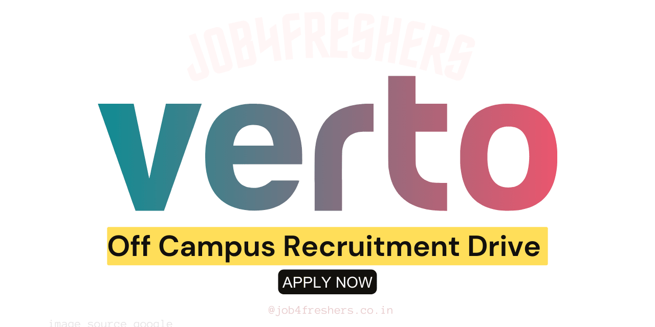 Verto Off Campus 2025 | Associate Software Engineer | 0-1 year