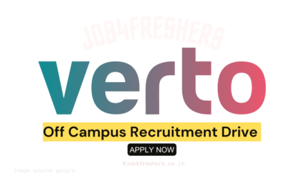 Verto Off Campus 2025 | Associate Software Engineer | 0-1 year