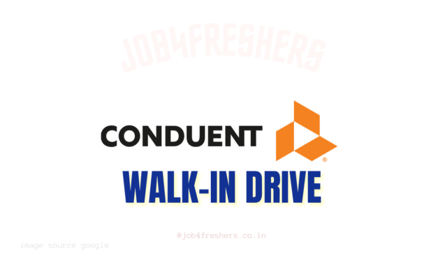 Data Entry Conduent Walk-in Drive | Freshers Contract Role (Night Shift)