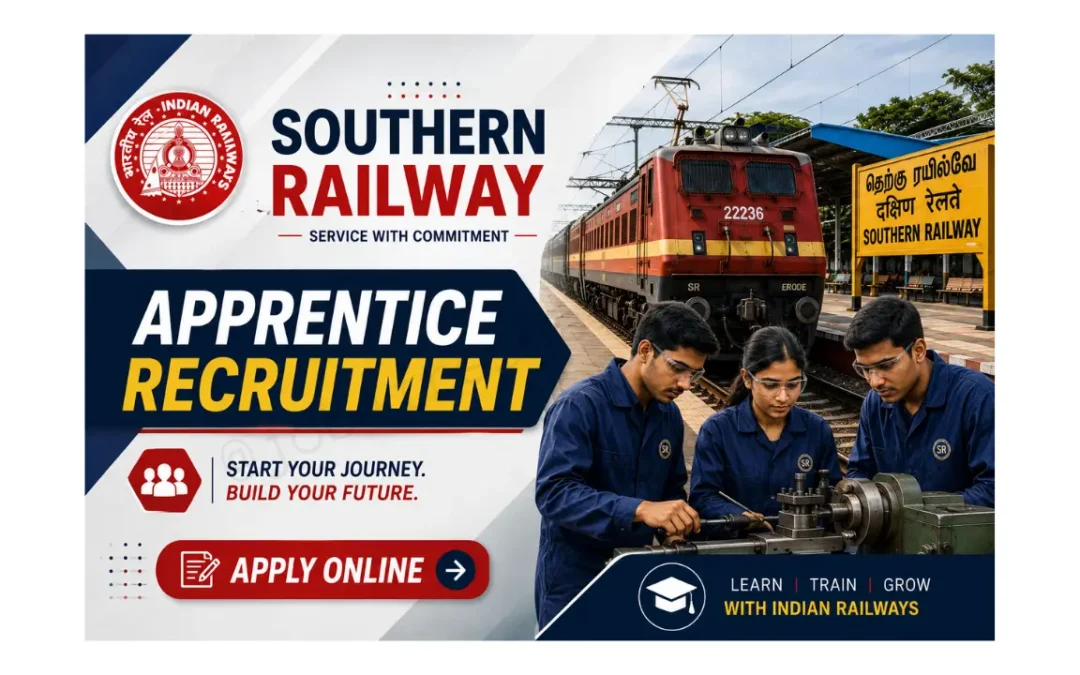 Southern Railway Apprentice Recruitment for 4,471 Posts | 10th & 12th Pass Eligible