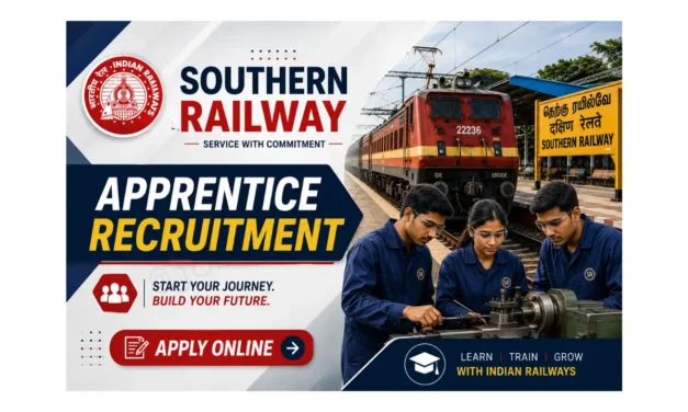 Southern Railway Apprentice Recruitment for 4,471 Posts | 10th & 12th Pass Eligible
