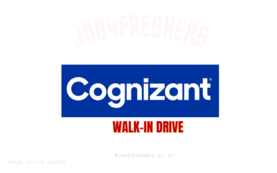 Cognizant Walk-in 2026 Drive Hiring for Analyst Trainee