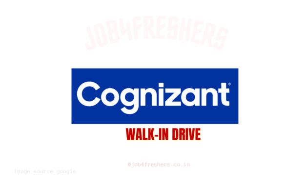 Cognizant Walk-in Drive for Process Executive in Hyderabad