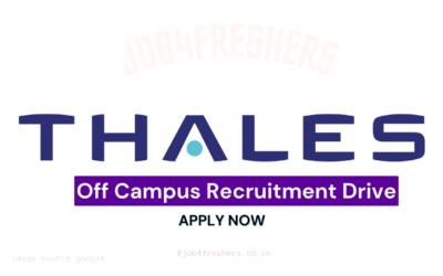 Thales Hiring Java Developer in Noida Office | Apply Online