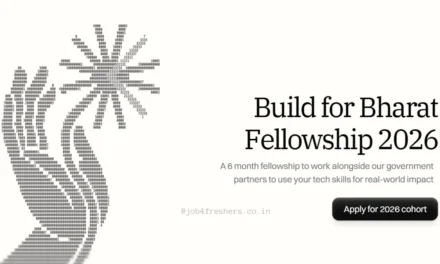 Bharat Digital Fellowship 2026 with ₹40,000 Stipend for College Students | LAST CHANCE!