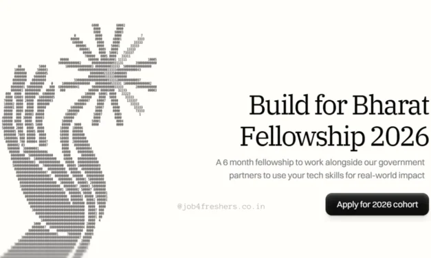Bharat Digital Fellowship 2026 with ₹40,000 Stipend for College Students | LAST CHANCE!