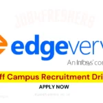 EdgeVerve Off Campus job Update for 2026 graduates | Apply Now