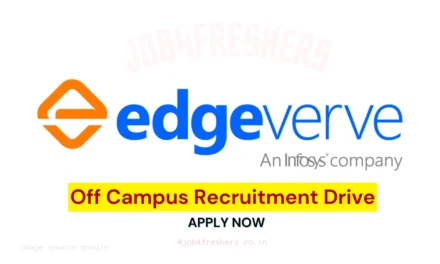 EdgeVerve Off Campus job Update for 2026 graduates | Apply Now