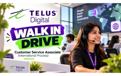 TELUS Digital Walk-in Drive in Noida| Customer Service Associate