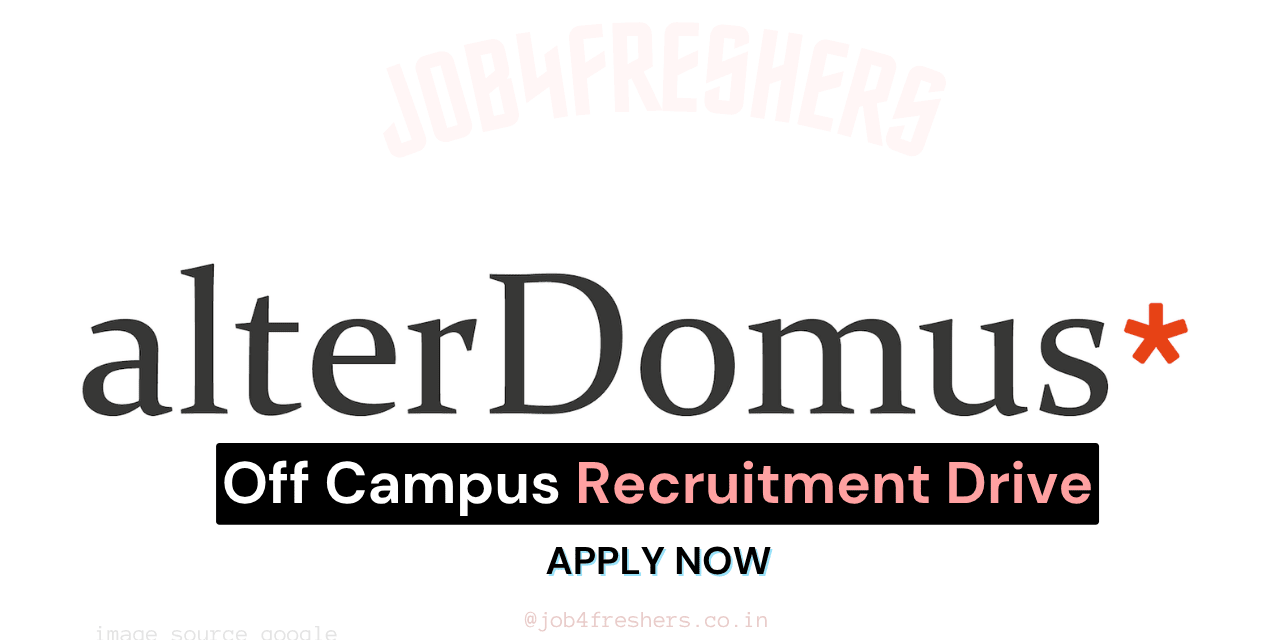 New Job Update from Alter Domus | Hyderabad Location