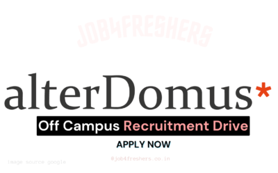 New Job Update from Alter Domus | Hyderabad Location