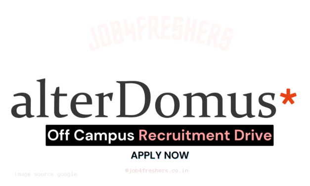 New Job Update from Alter Domus | Hyderabad Location