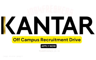 Kantar Off Campus Job Update | Lead Data Scientist | Chennai