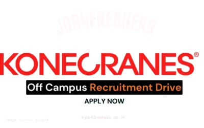 Konecranes Off Campus Hiring | Pune | Diploma/ BE/BTech