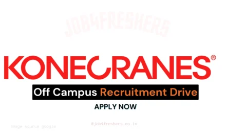 Konecranes Off Campus Hiring | Pune | Diploma/ BE/BTech