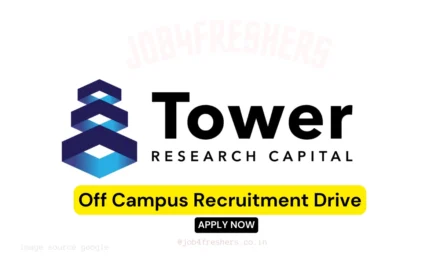 Tower Internship Opportunity | Freshers are Eligible to apply