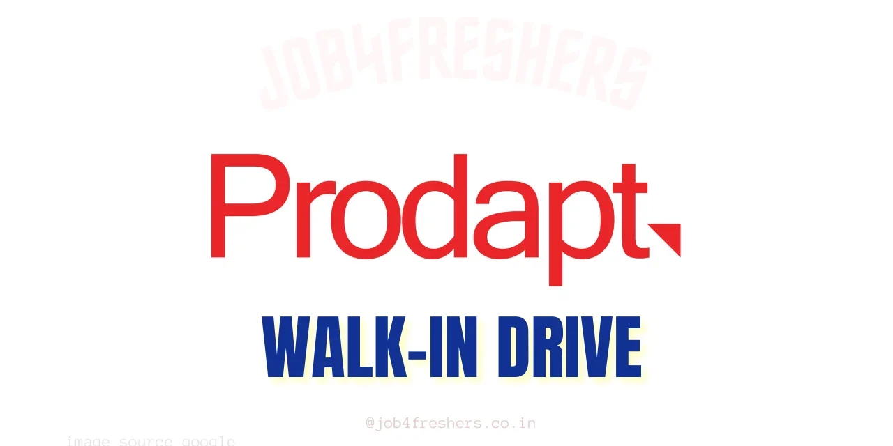 Prodapt Walk-in Drive | Non-Voice International Process | Freshers