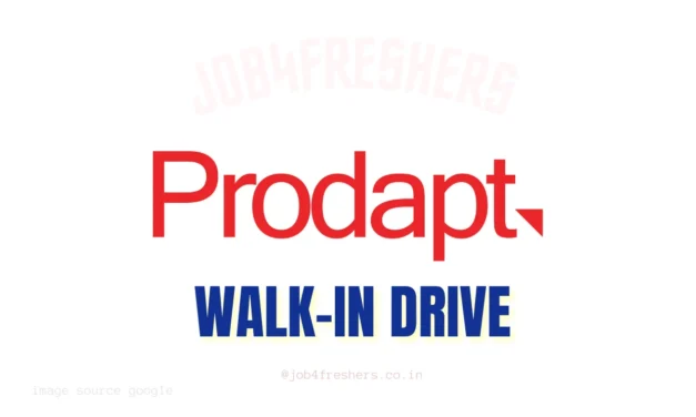 Prodapt Walk-in Drive | Non-Voice International Process | Freshers