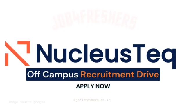 NucleusTeq Off Campus Recruitment | Engineering Graduates