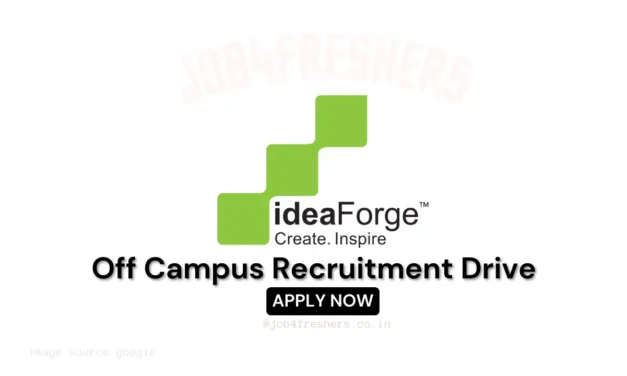 IdeaForge Hiring Intern | Navi Mumbai | Apply Online