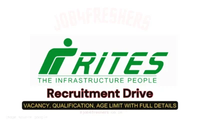 RITES Recruitment Drive | Assistant Manager | Apply Online