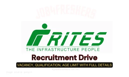 RITES Recruitment Drive | Assistant Manager | Apply Online