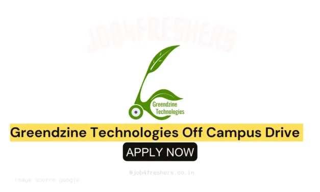 Greendzine Technologies Hiring Graduate Engineer Trainee