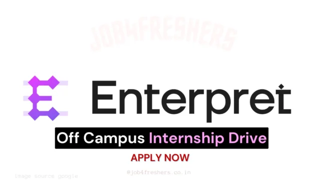Enterpret Hiring Software Engineer Intern in Bengaluru