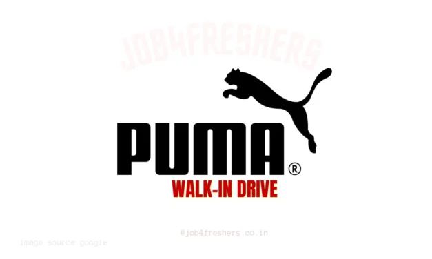 Don’t Miss this Puma Walk-in Drive on 3rd December | Bangalore