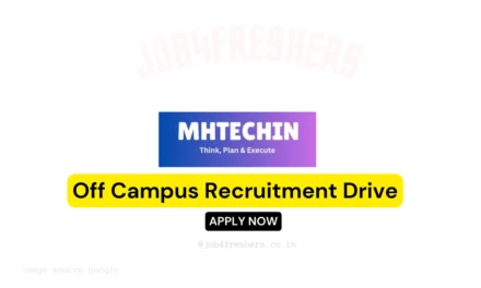 Mhtechin Off Campus Drive | Data Analyst | Apply Now